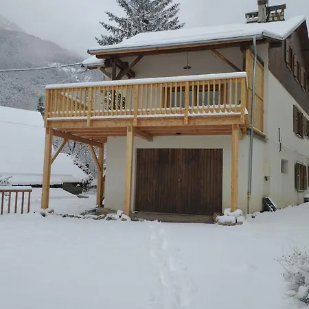 Villa La Terrasse Des Ecrins à Saint-Martin-de-Queyrières Extérieur photo