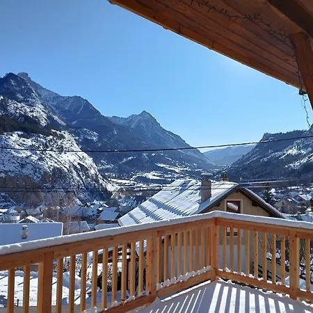 Villa La Terrasse Des Ecrins à Saint-Martin-de-Queyrières Extérieur photo